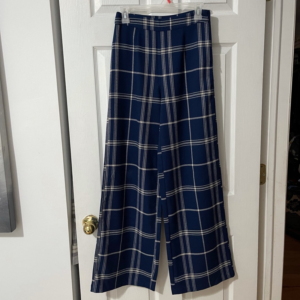 Forever 21 flowy plaid pants